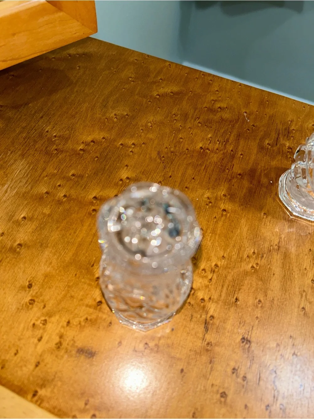 Vintage Noritake Crystal Salt and Pepper Shakers, Hampton Hill design - Set of 2